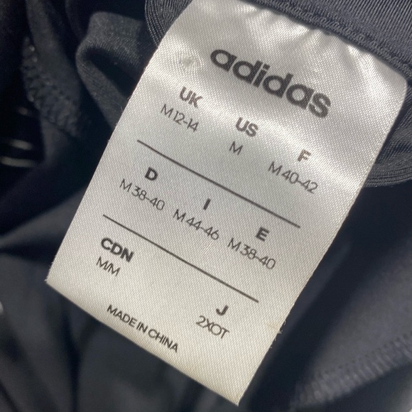 Adidas Essentials Climalite 3-stripes Tricot Track Jacket Size M black ⭐️⭐️⭐️⭐️ - Picture 6 of 17